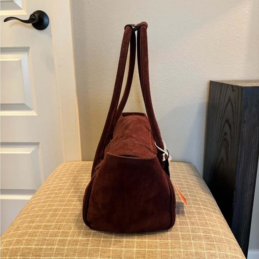 Divina Firenze East West Suede Bag - Picture 6 of 9